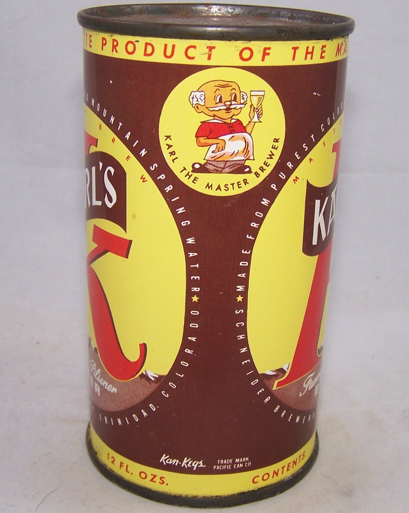 Karl's Famous Pilsner Beer, USBC 87-04, Grade 1/1+