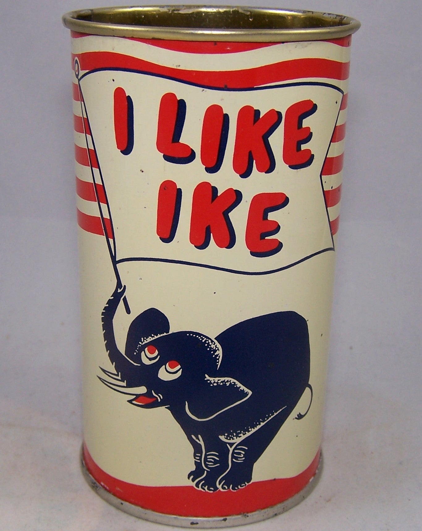 Ballantine " I Like Ike" Mug, N.L Grade 1/1+ Sold on 12/07/15