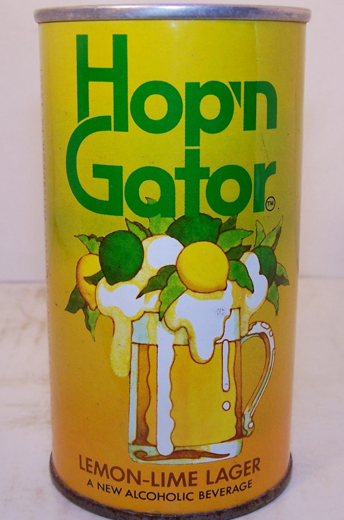 Hop'n Gator Lemon-Lime Lager, USBC II 77-13, grade 1/1+ Sold on 09/15/16