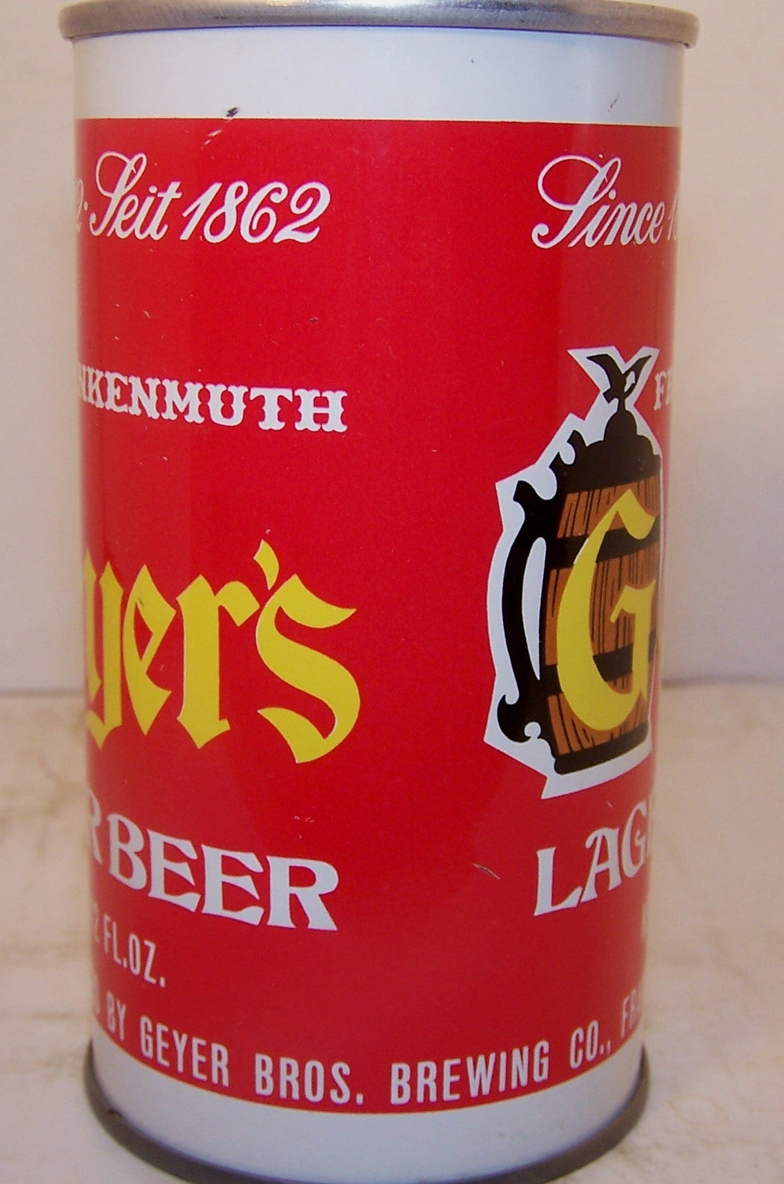 Geyer's Lager beer, USBC II 68-10 Grade 1/1+ Sold 1/16/16