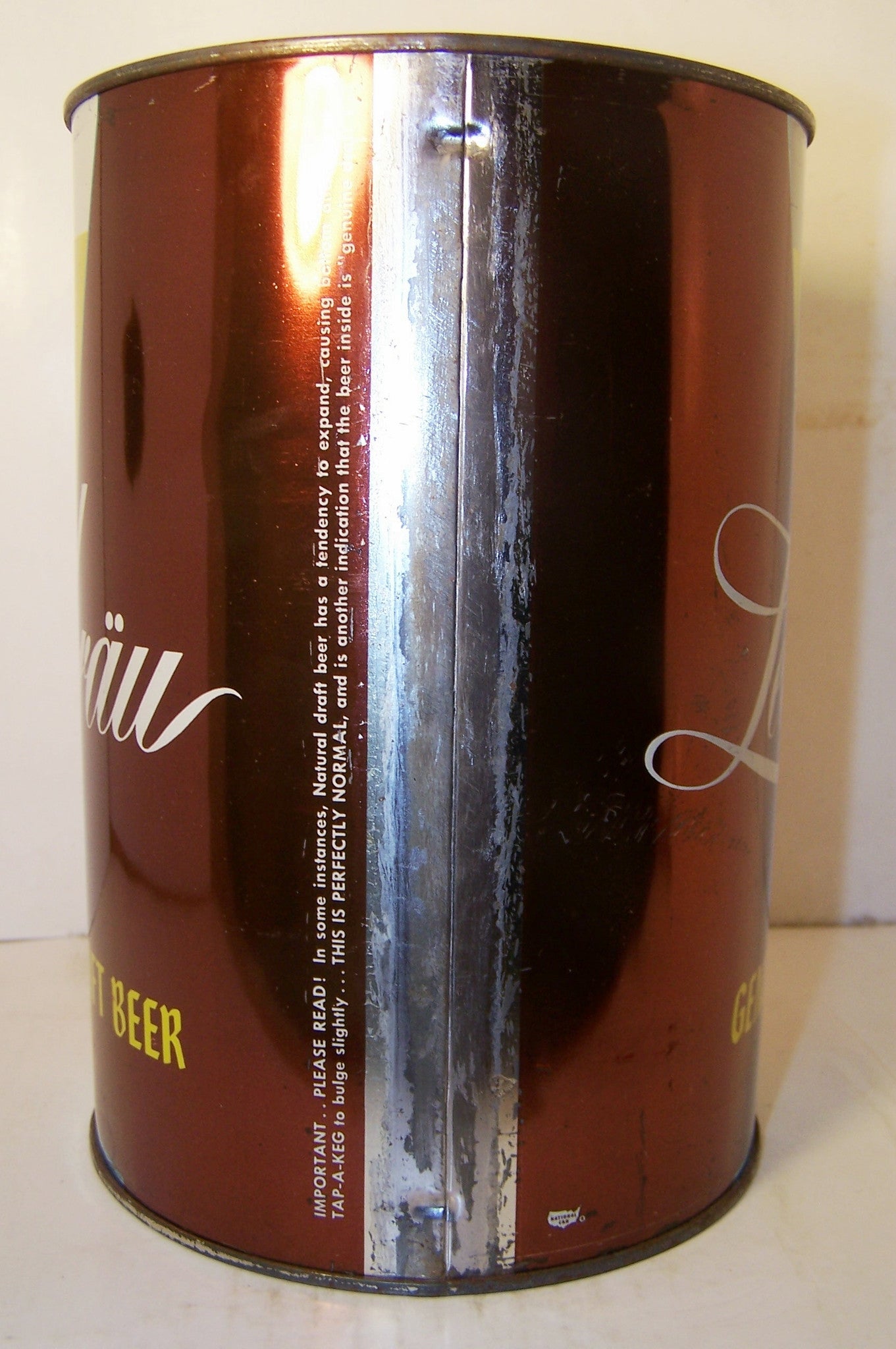 Lederbrau Genuine Draft Beer, USBC 245-11, Grade 1/1-  Sold  12/2/14