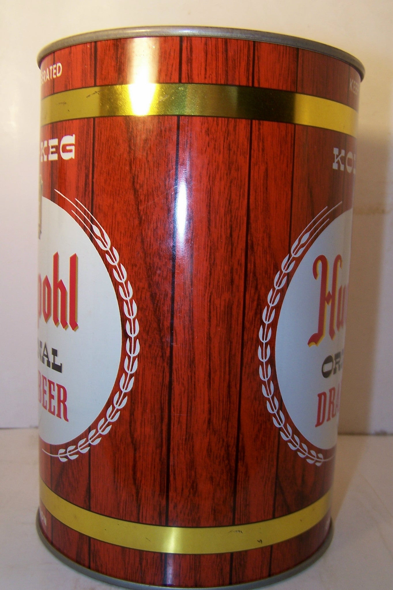 Hudepohl Original Draft Beer, "Tall Can" USBC 245-4 Grade 1/1+