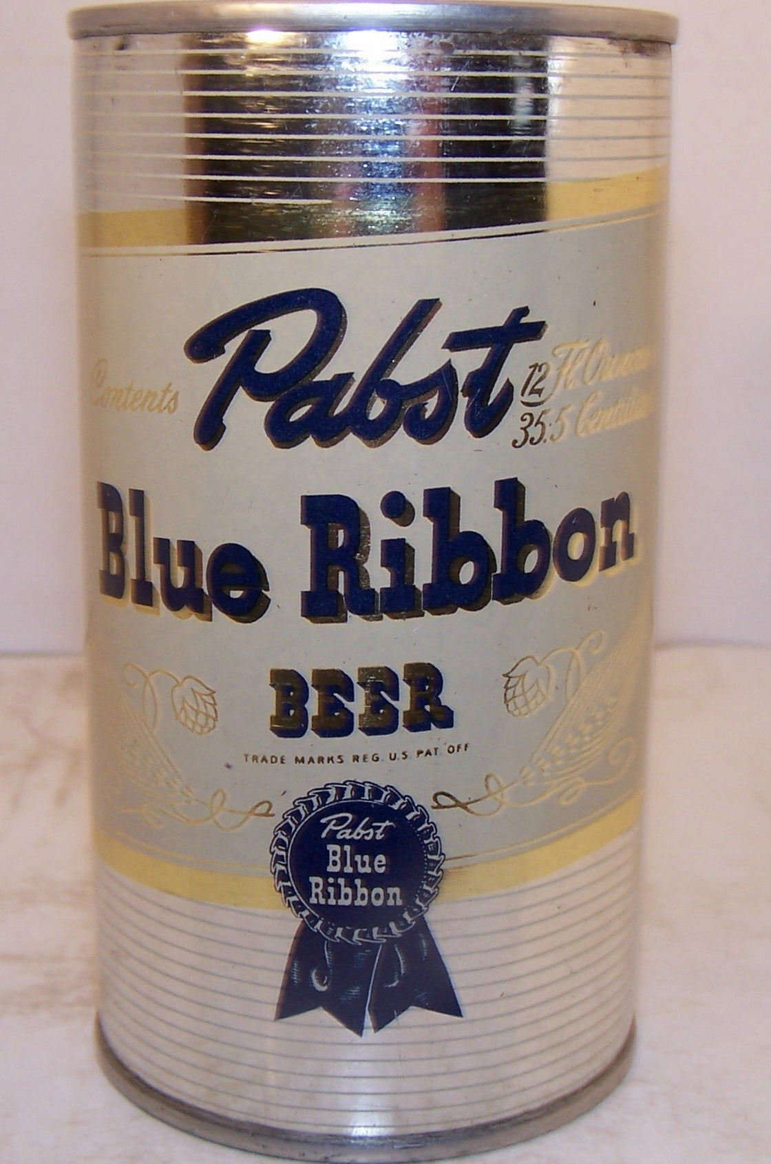 Pabst Blue Ribbon (withdrawn free) USBC 111-26,  Grade 1/ 1+  Sold on 09/02/16