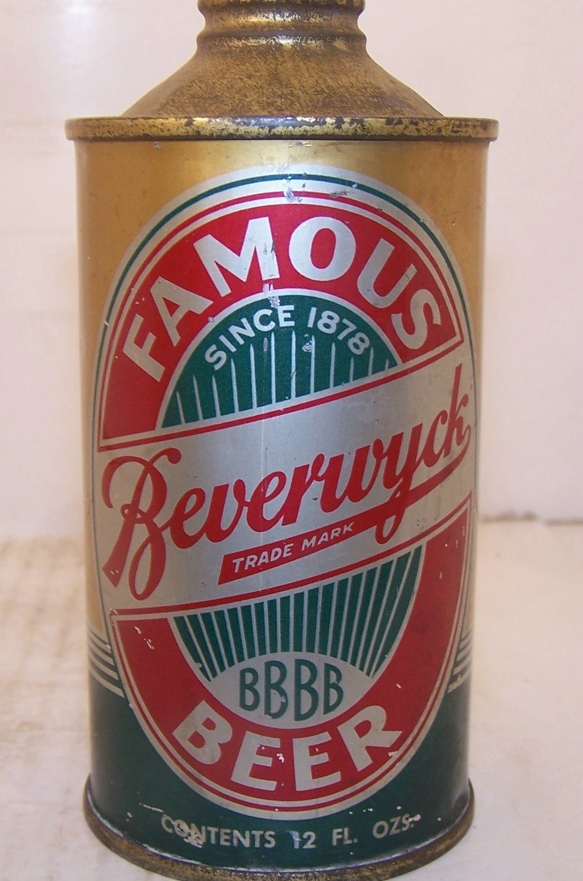 Beverwyck Famous Beer, USBC 152-11 Grade 1/1- Traded on 2/22/15