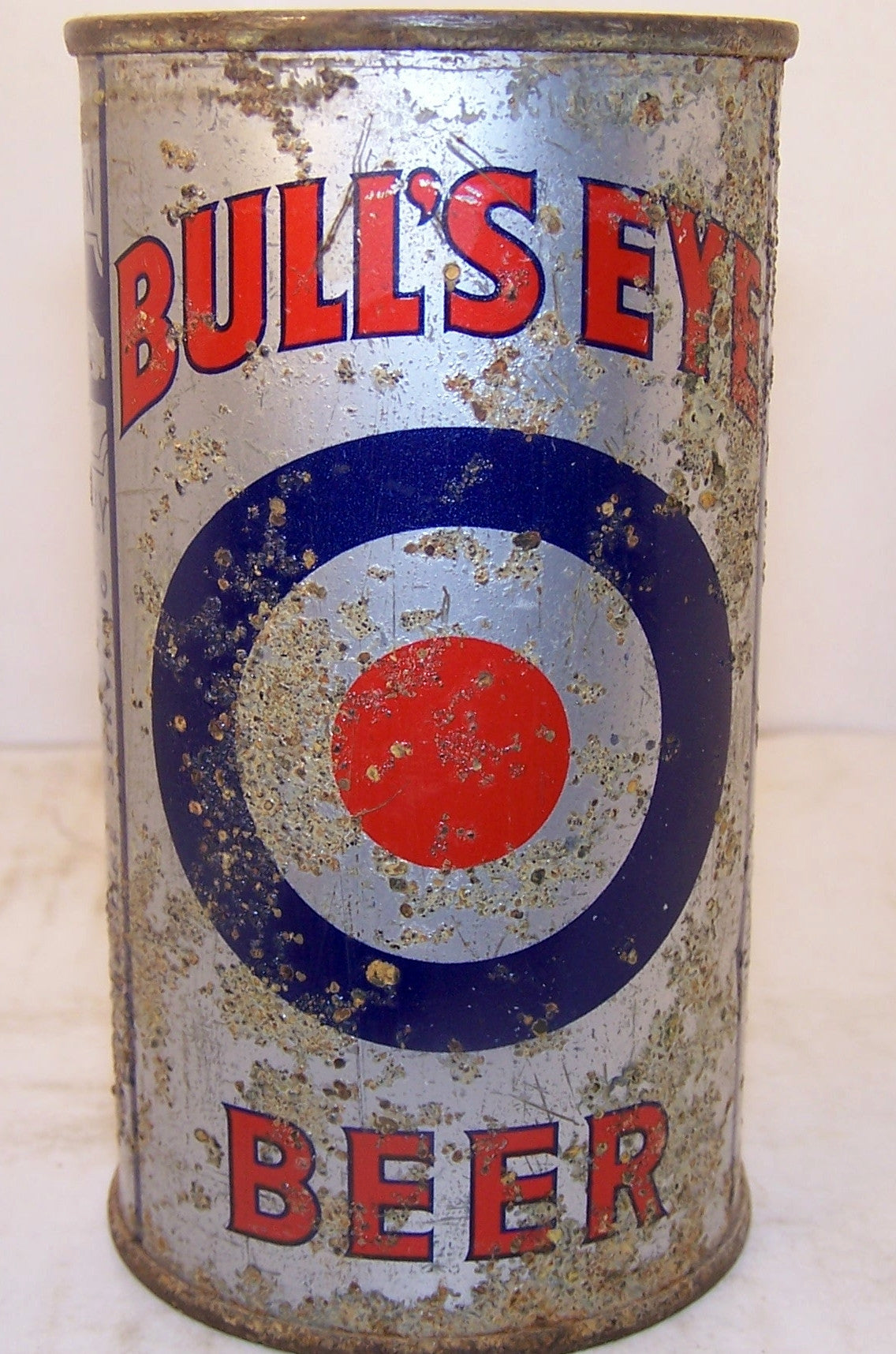Bull's Eye Beer, USBC 46-6 pit can Sold 11/21/14