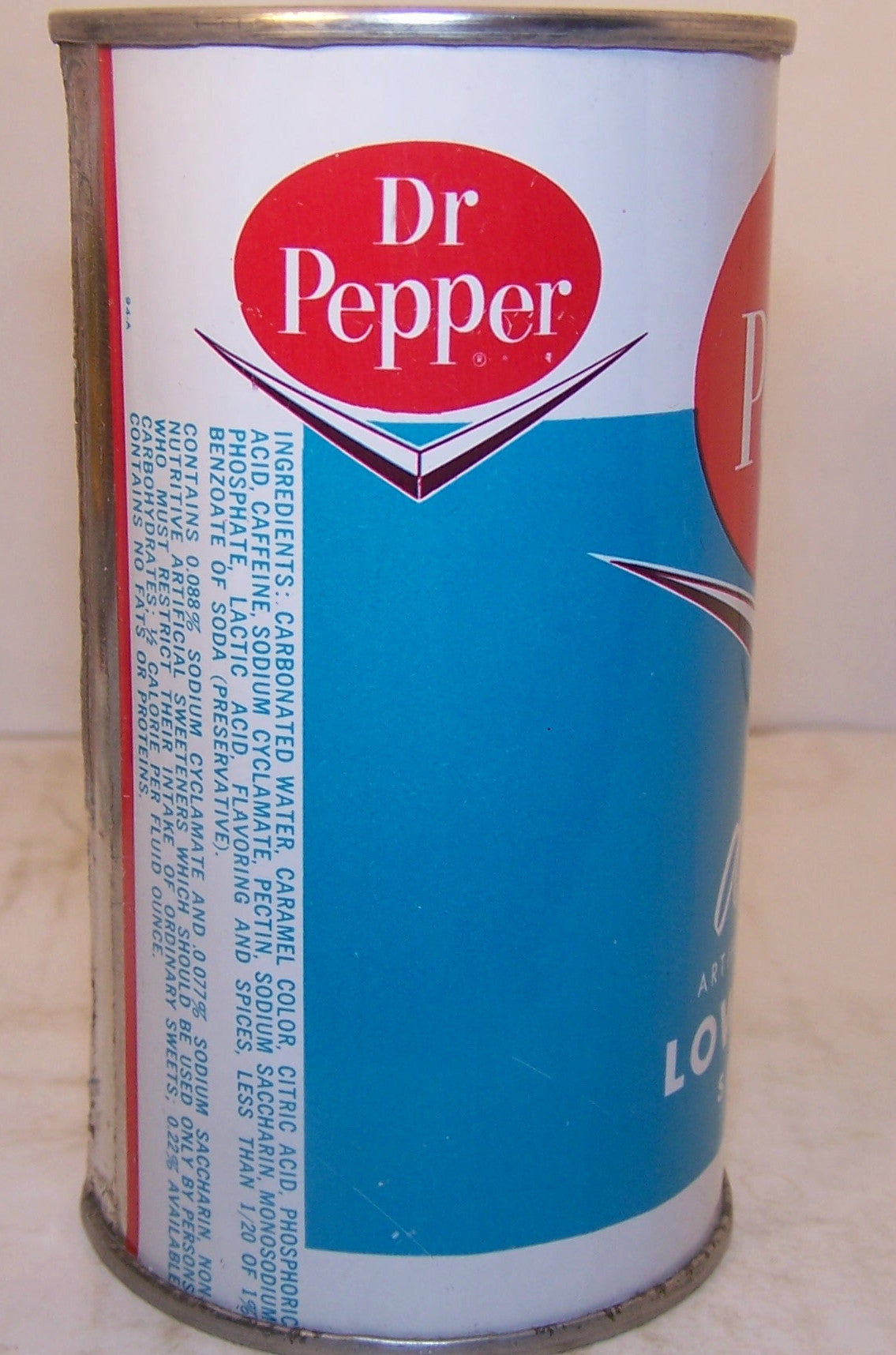 DR. Pepper Dietetic Low calorie, 2007 soda book page 53, D-700-3 Grade 1/1+