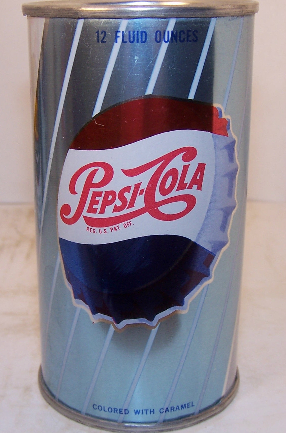 Pepsi bottle cap flat top, 2007 soda book, page 93, Grade A1+. Sold 12/18/14
