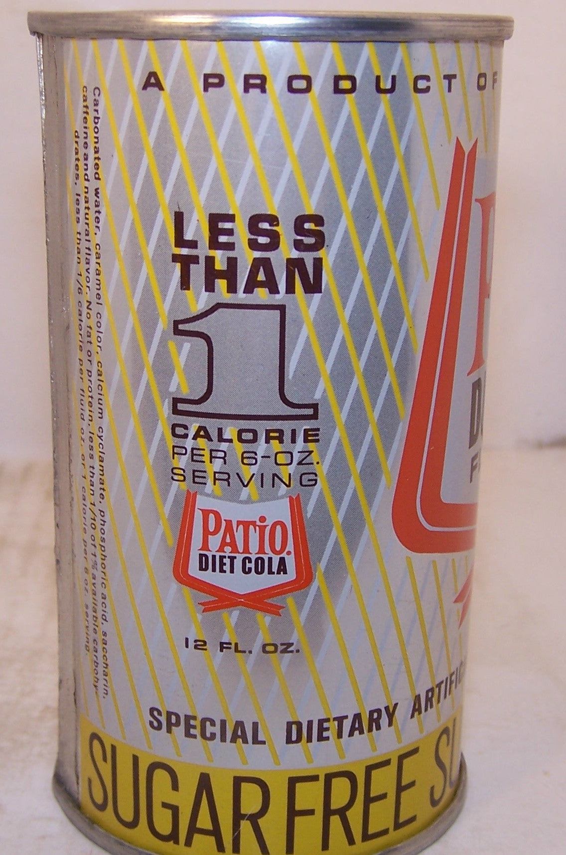 Patio Diet Cola, 2007 soda book page #91 Grade A1+ Sold 3/27/15