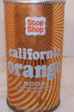 Stop Shop California Orange soda, 2007 soda book page 201, Grade 1/1-