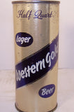 Western Gold Lager Beer, half quart, USBC 236-15  Grade 1- Sold 9/2/15