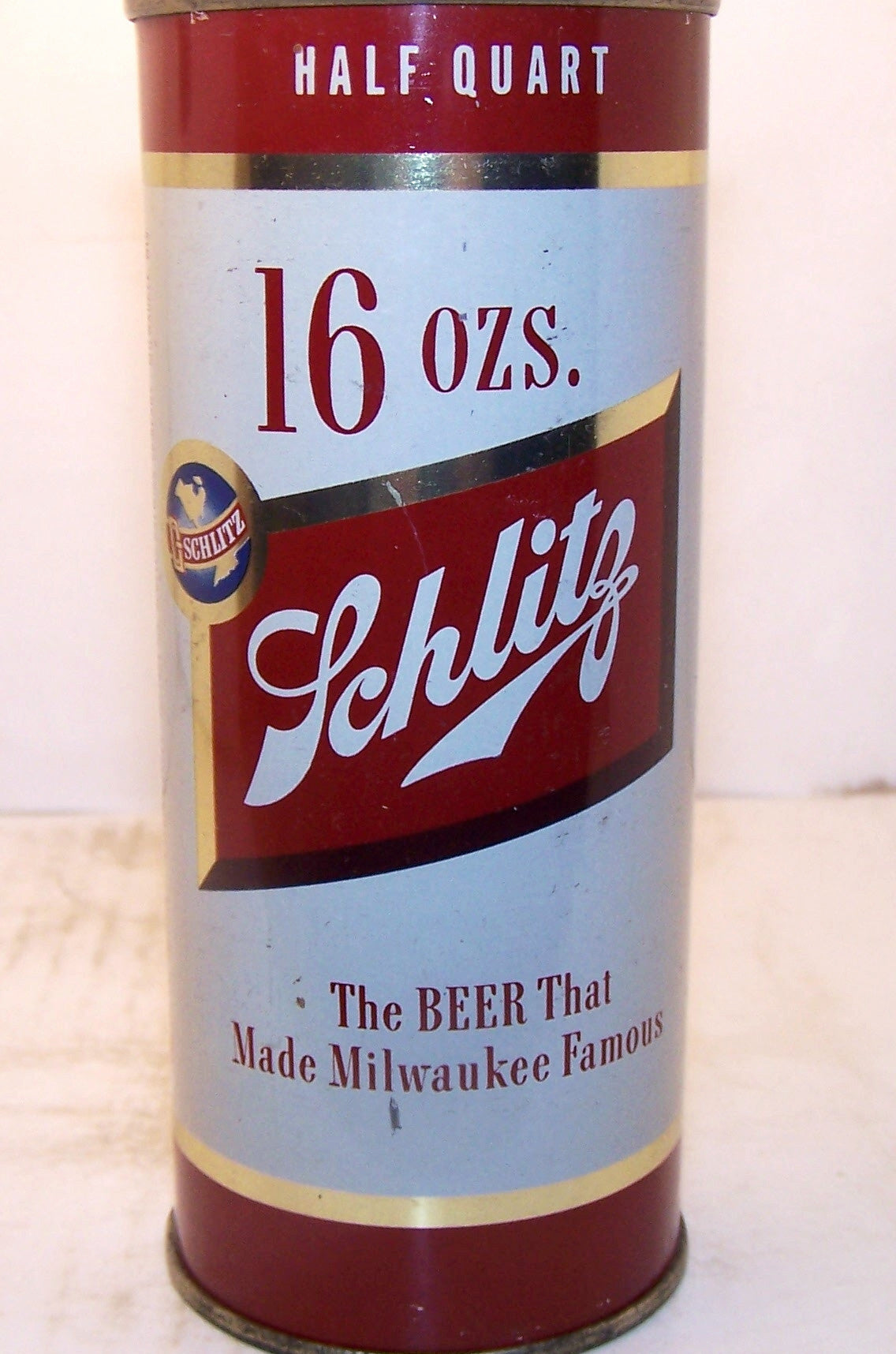 Schlitz Beer half quart, USBC 235-27, Grade 1/1+ Sold on 05/13/16