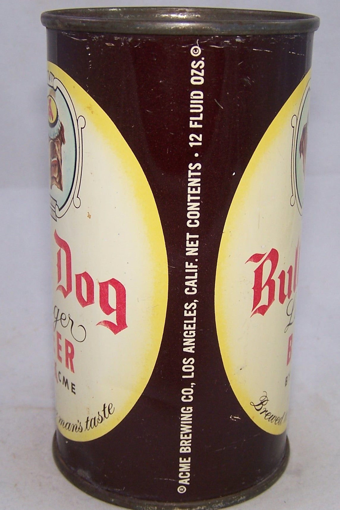 Bull Dog Lager Beer, USBC 45-16, Grade 1- Sold on 07/27/18