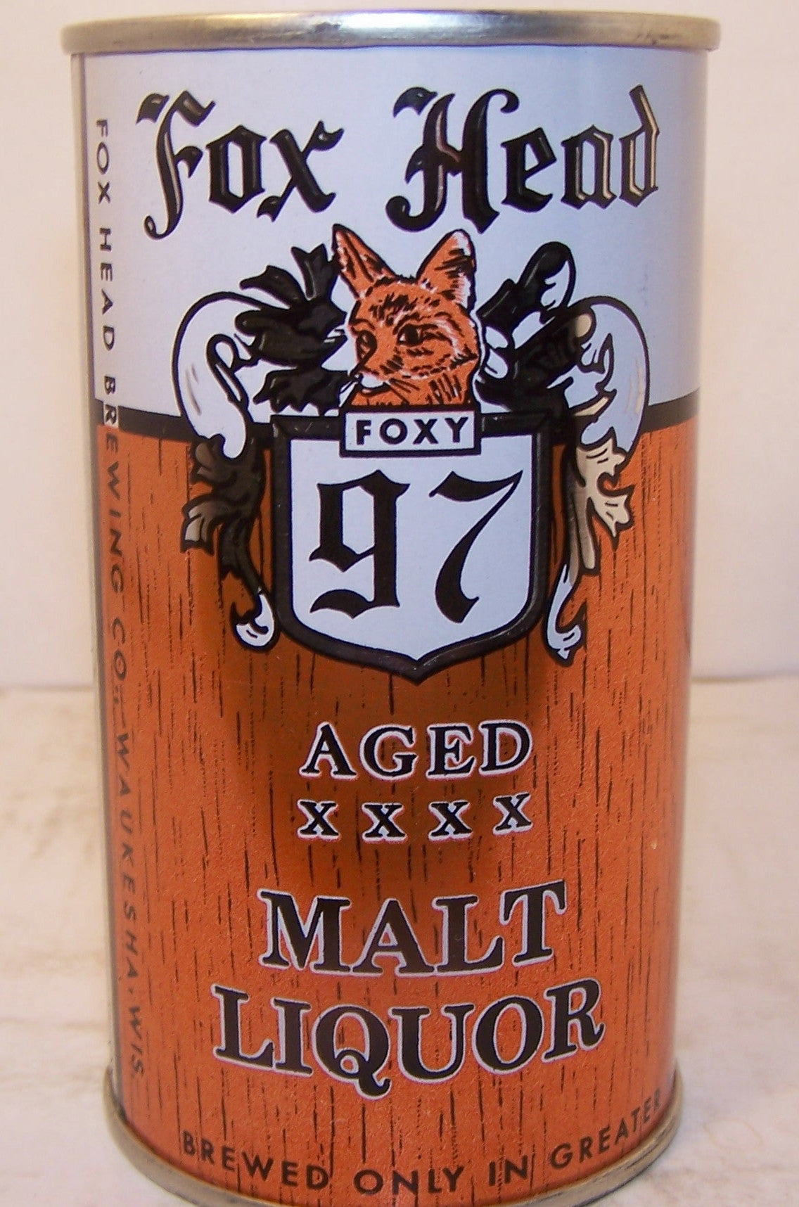 Fox Head 97 Aged Malt Liquor, USBC Like 66-18 Grade A1+ Sold 5/3/15