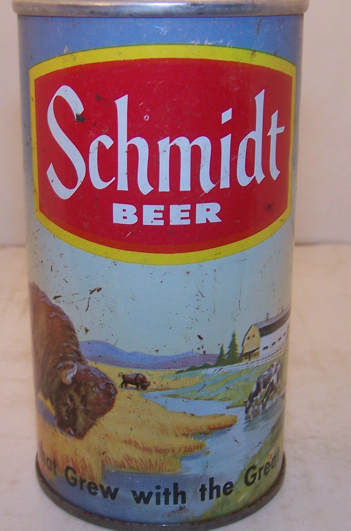 Schmidt Beer White Seam, Buffalo. USBC II 193-set 6-1 Grade 2+ Sold on 08/11/17