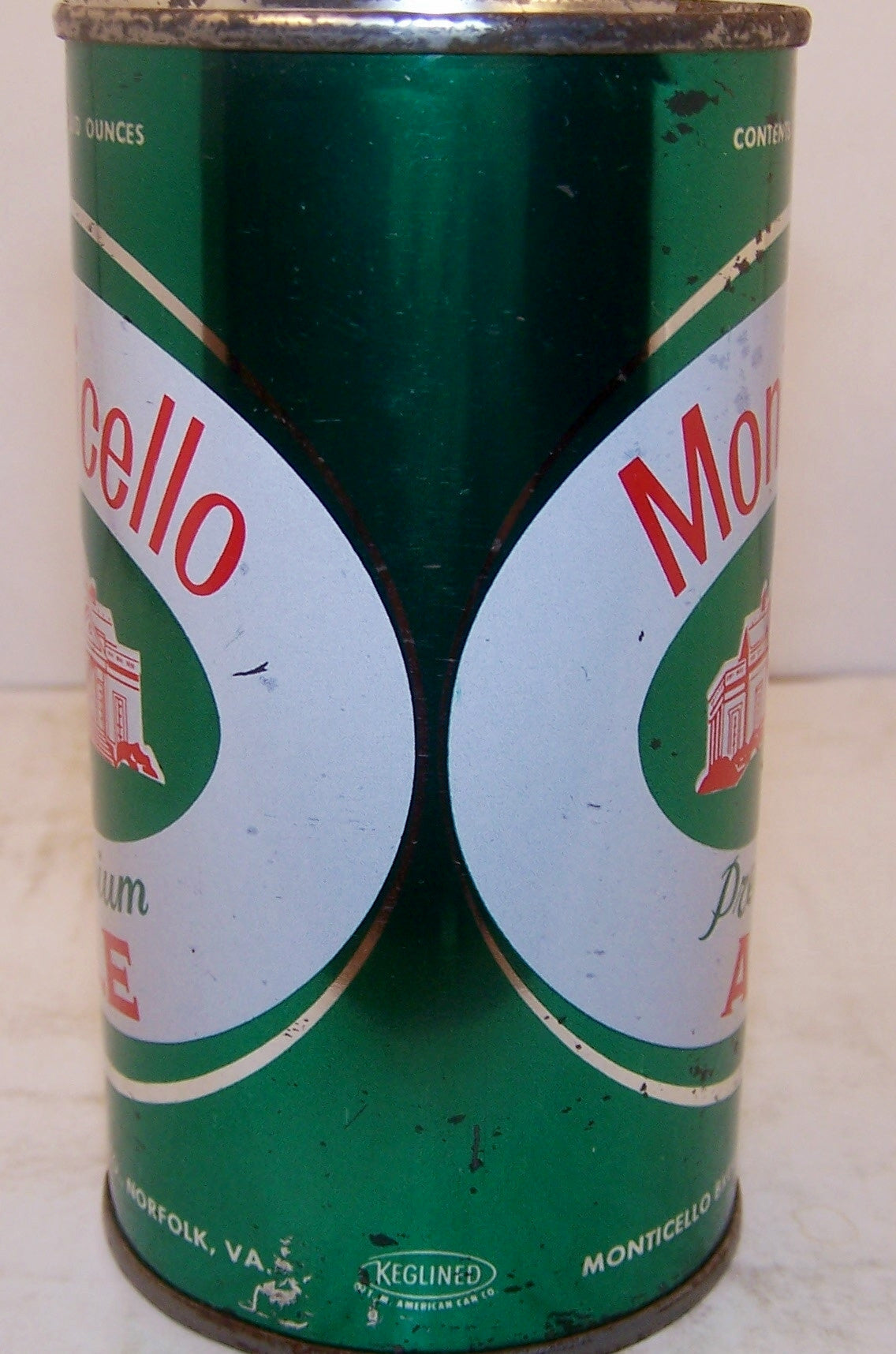 Monticello Premium Ale, USBC II 95-4 Grade 1/1- Sold on 4/12/15