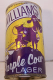 Williams Purple Cow Lager, USBC II 217-7, Grade 1/1- Sold 2/10/15