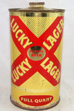Lucky Lager Quart, USBC 214-12, Grade 1/1- Sold on 05/26/18