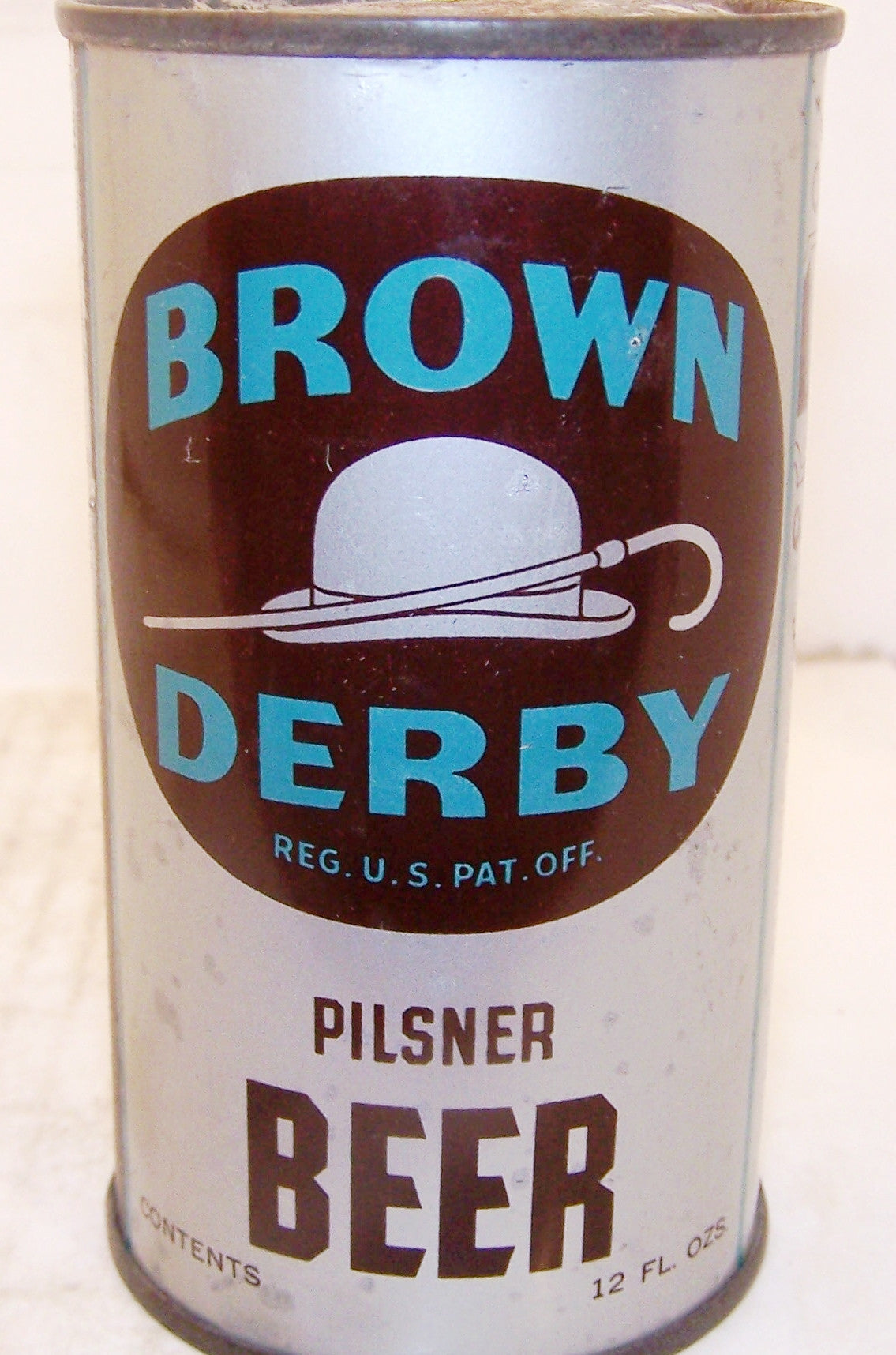 Brown Derby Pilsner Beer, Lilek page # 132, Grade 1/1- Sold 12/27/14