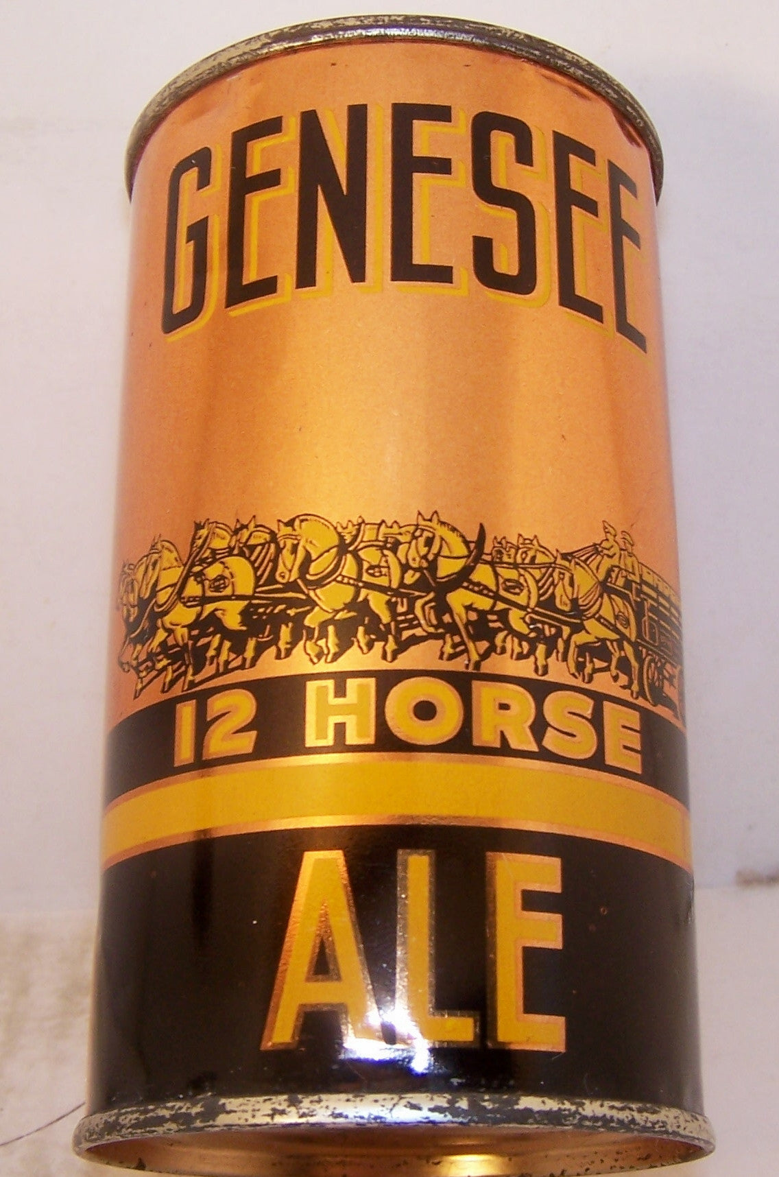 Genesee 12 Horse Ale, Lilek page # not in book, Grade 1/1+ Sold 12/20/14