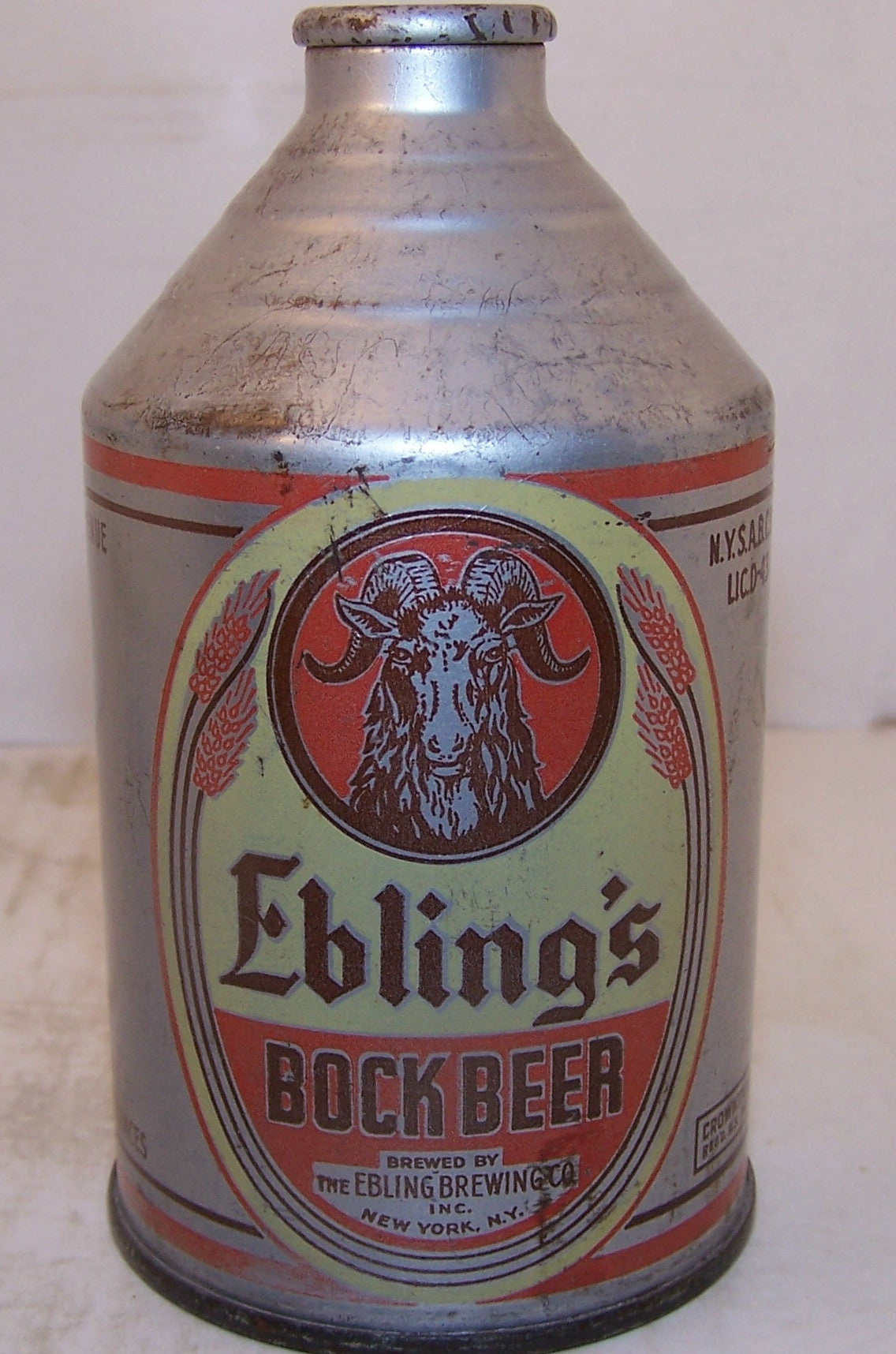 Ebling's Bock Beer, USBC 193-17, Grade 1- Sold 7/10/15