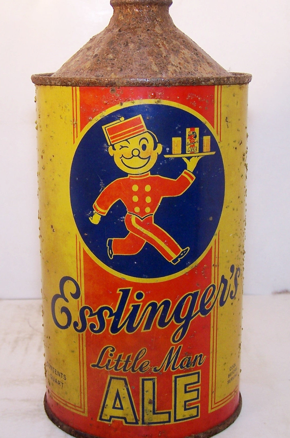 Esslinger's Little Man Ale, USBC 208-9, Grade 2/2+