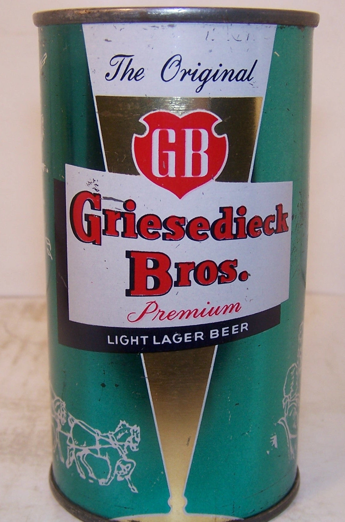 Griesedieck Bros. Premium Beer, USBC 76-18 (Green) Grade 1- Sold on 10/06/17