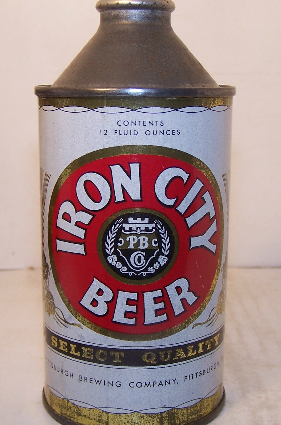 Iron City Select Quality Beer, USBC 169-1, Grade 1- Sold 4/25/15