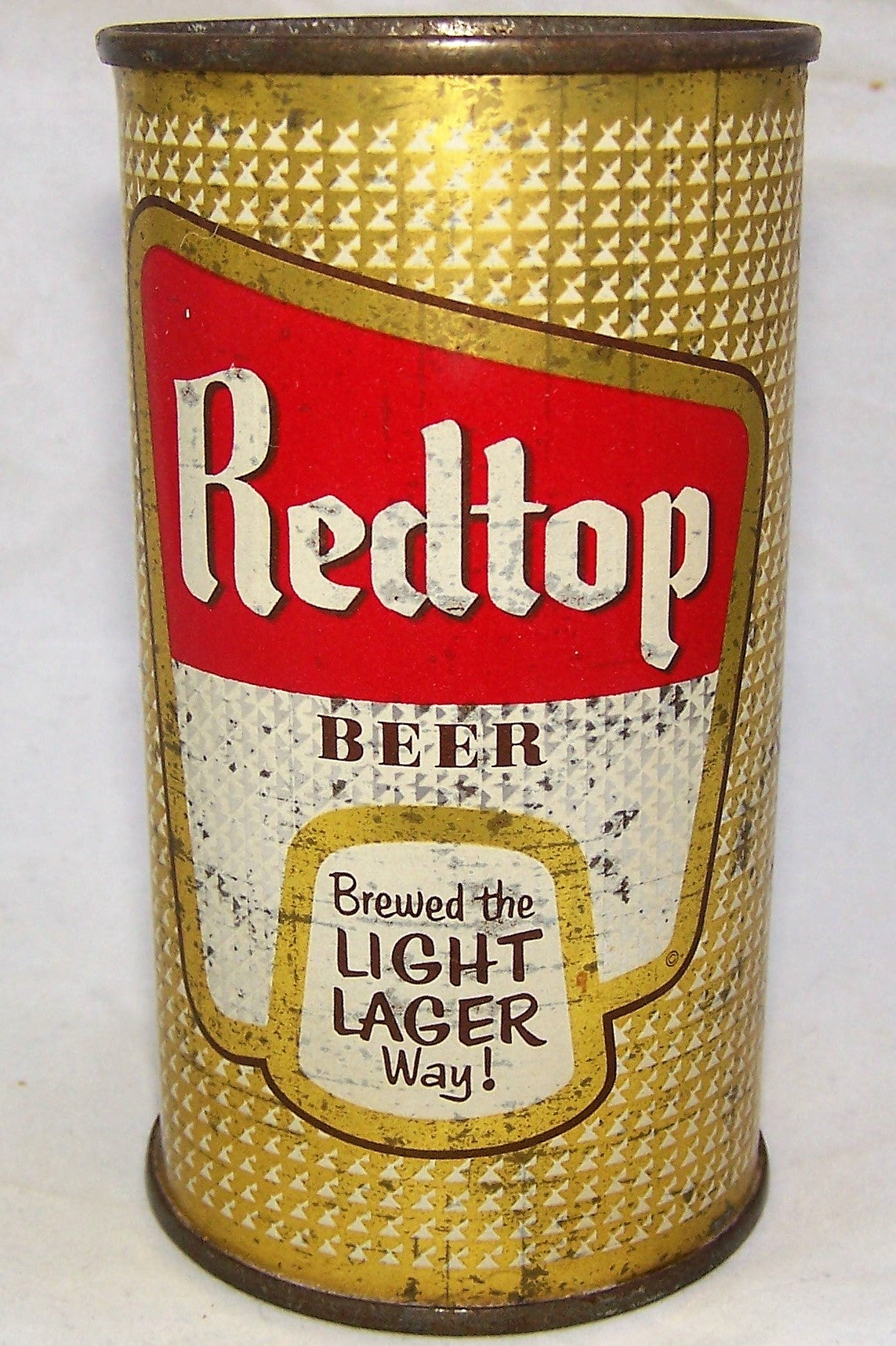 Red Top "Brewed The Light Lager Way"