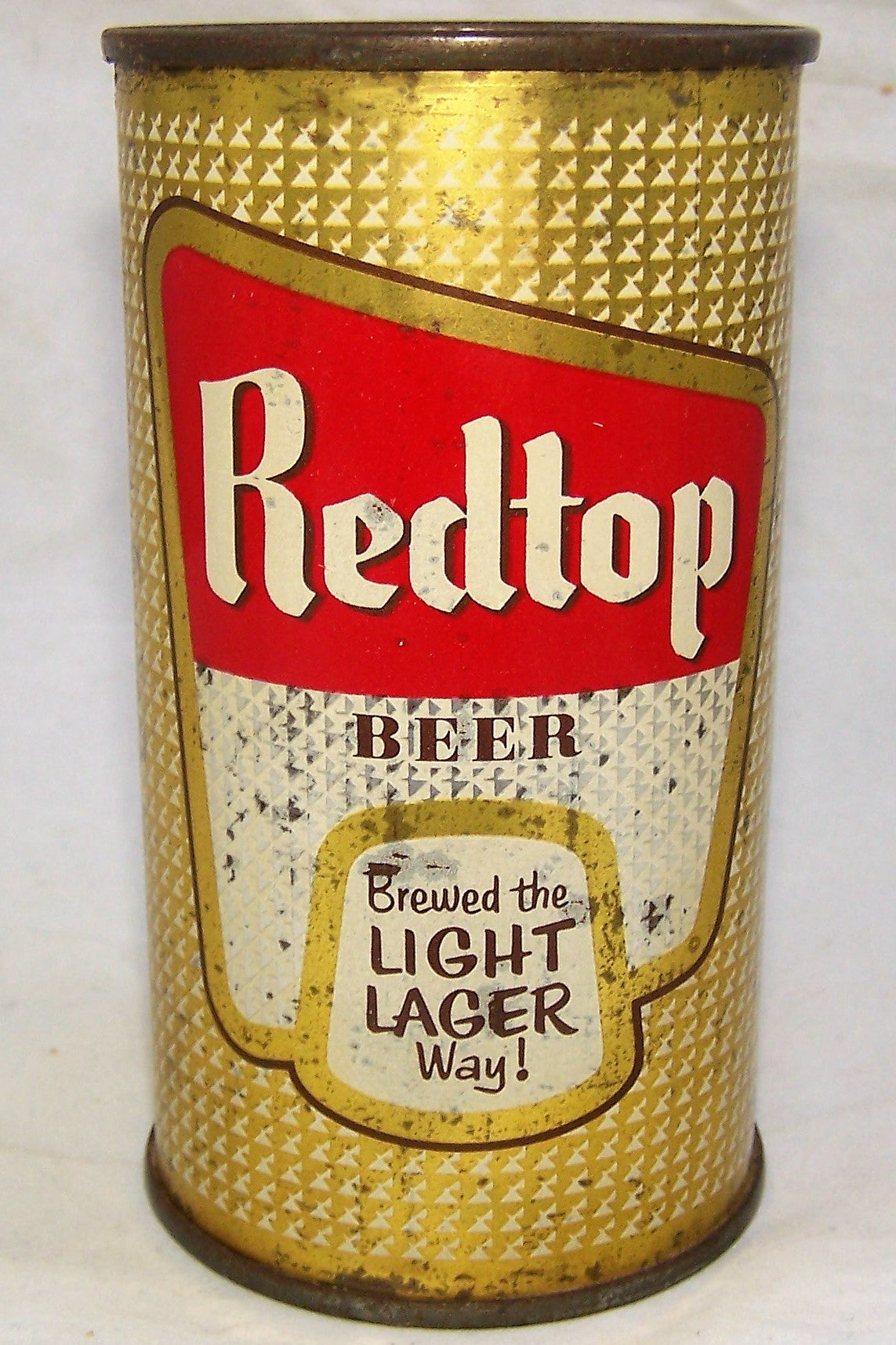 Red Top "Brewed The Light Lager Way"