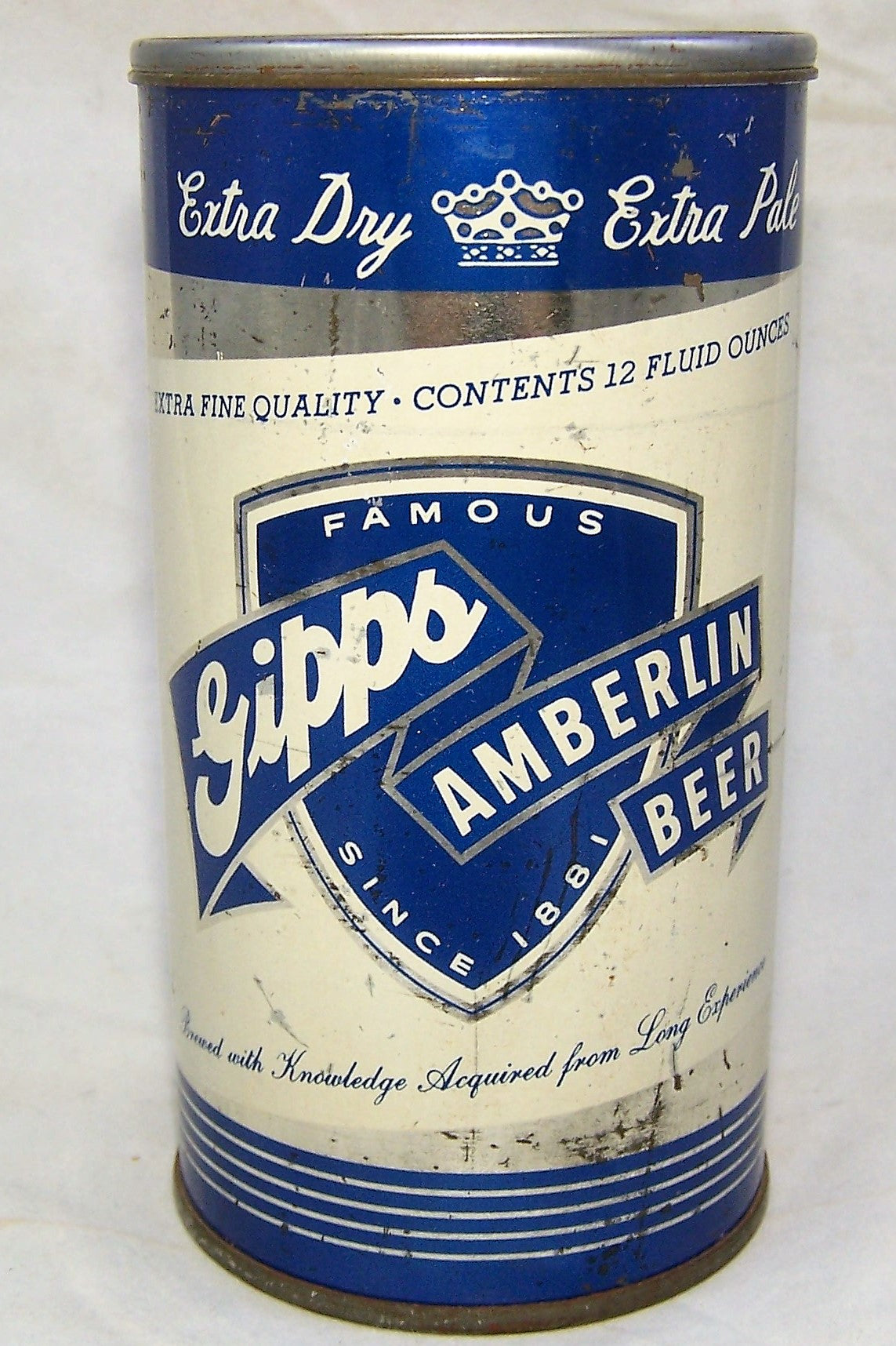 Gipps Amberlin Beer, New top lid