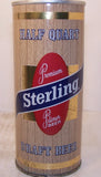 Sterling Pilsener Beer, USBC II 168-9, Grade 1 Darker wood grain.