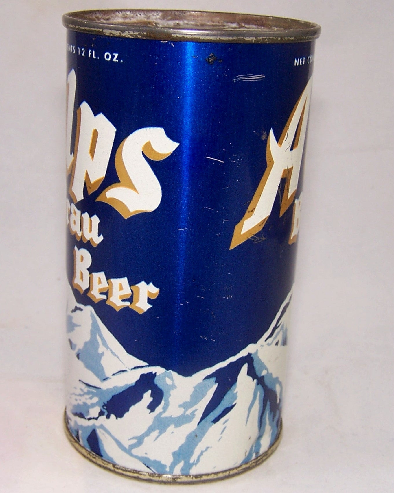 Alps Brau Beer (Gold Trim) USBC 30-07, Grade 1/1+ Sold on 05/16/16