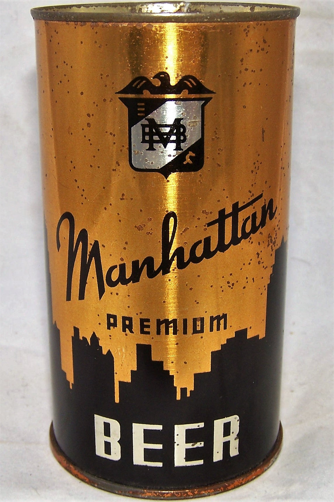 Manhattan Premium Beer, 4 Panel O.I, Grade 1/1-