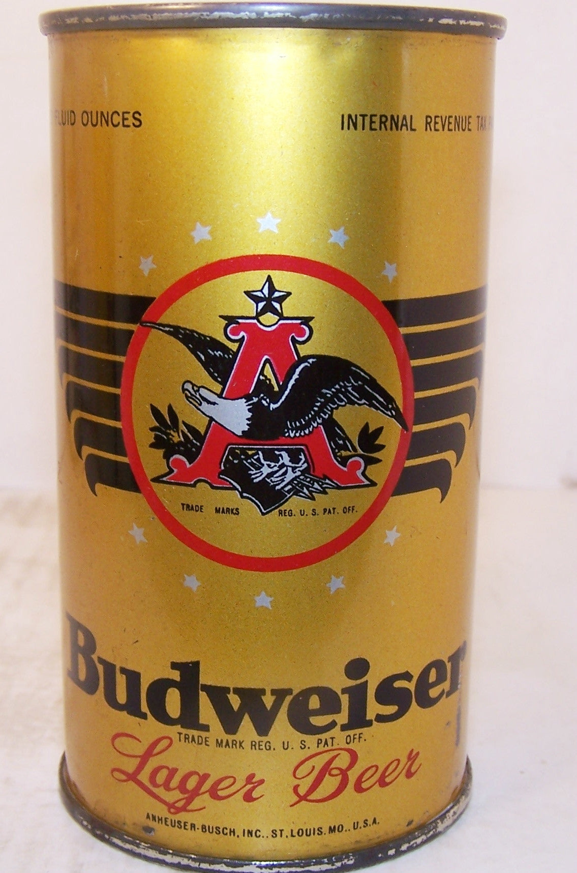Budweiser Lager Beer, USBC 44-2, NON O.I, Grade 1 Sold 7/12/15