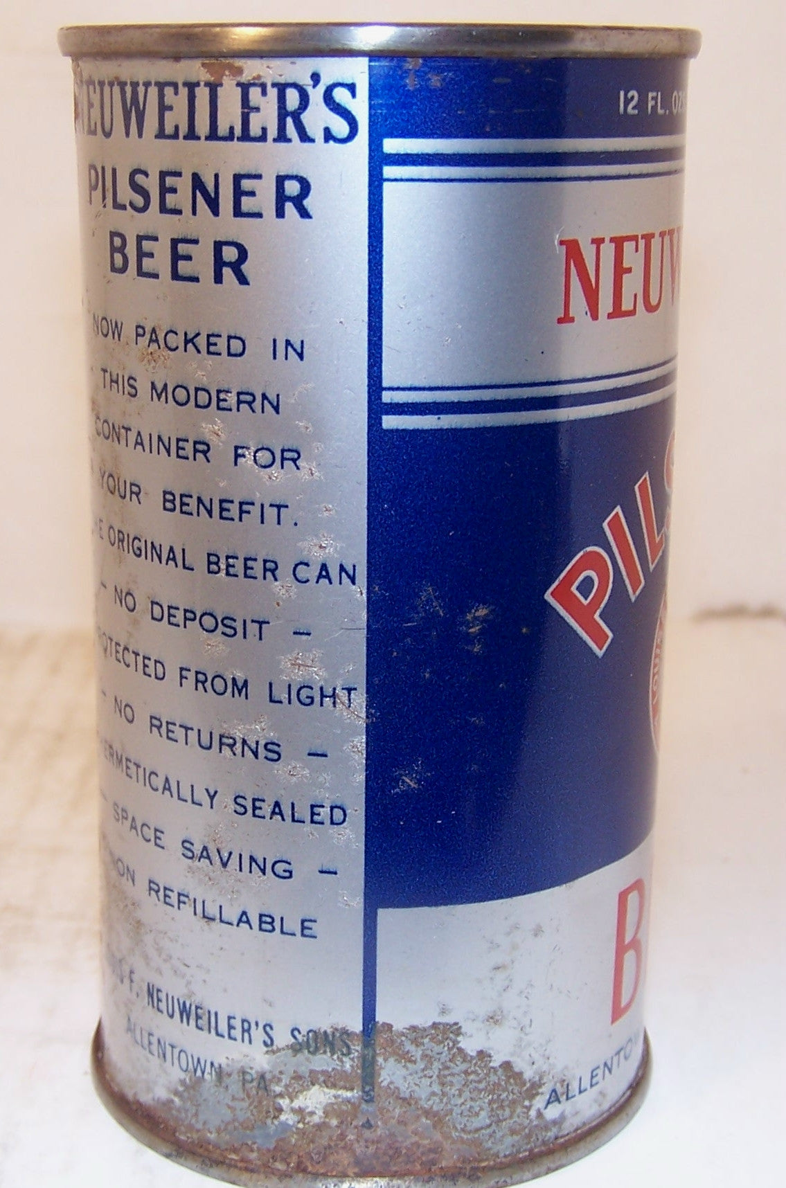 Neuweiler's Pilsener Beer, Lilek page #570, Grade 1-/2+ Sold 1/30/15