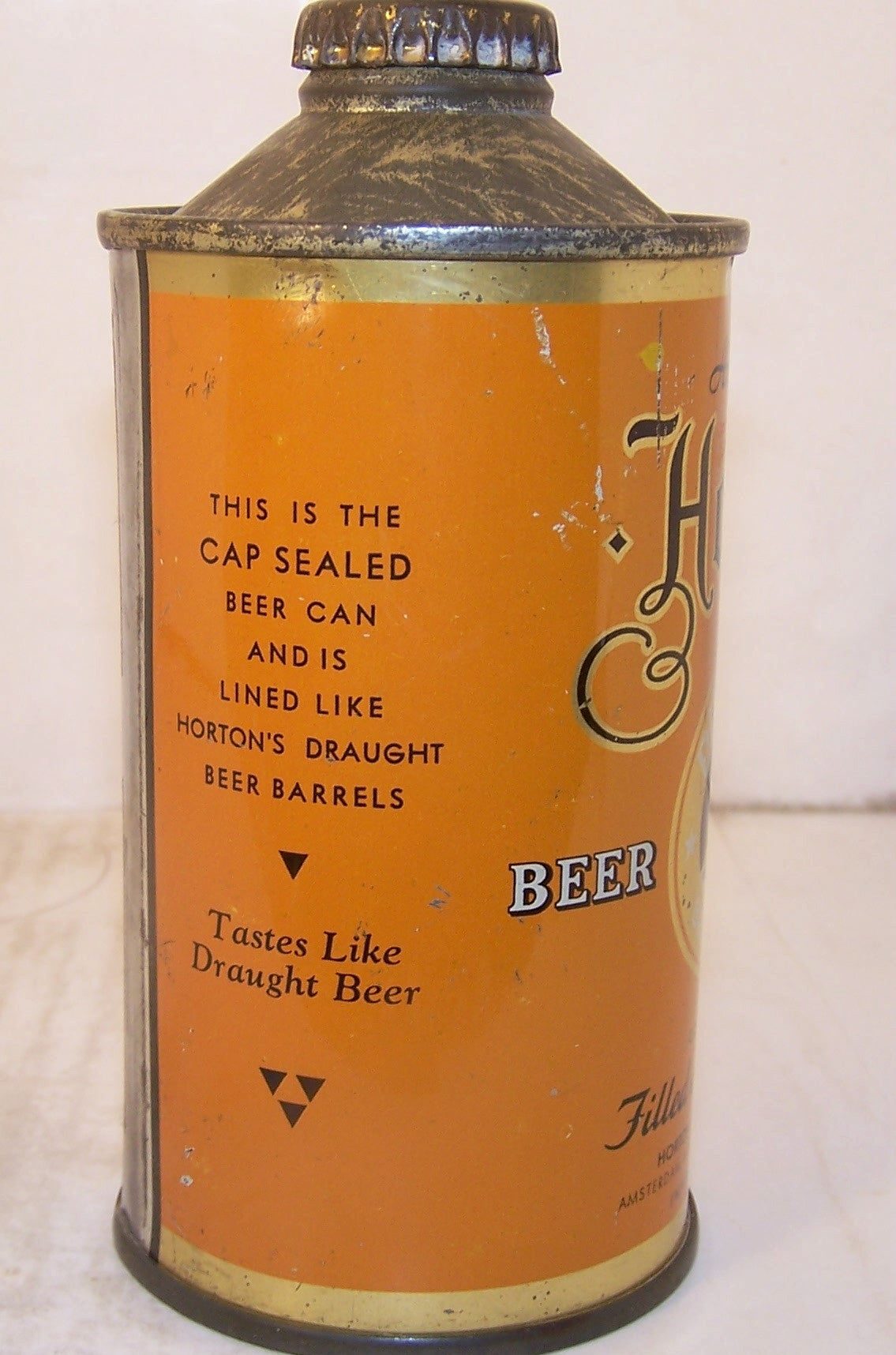 Horton Pilsener Beer (Low-Pro) USBC 169-16, Grade 1/1- Sold on 2/16/15