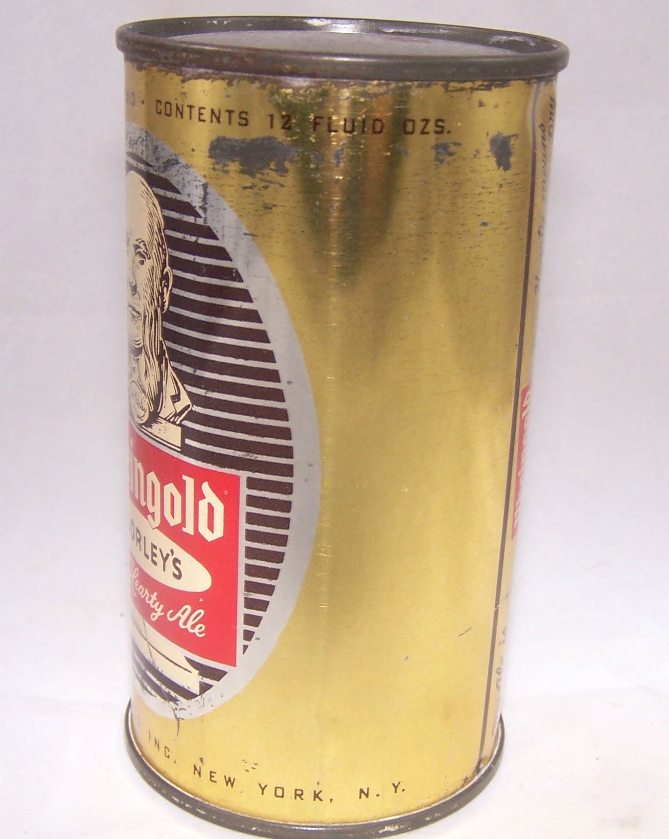 Rheingold McSorley's Hearty Ale, USBC 123-27, Grade 1- Sold 4/7/17