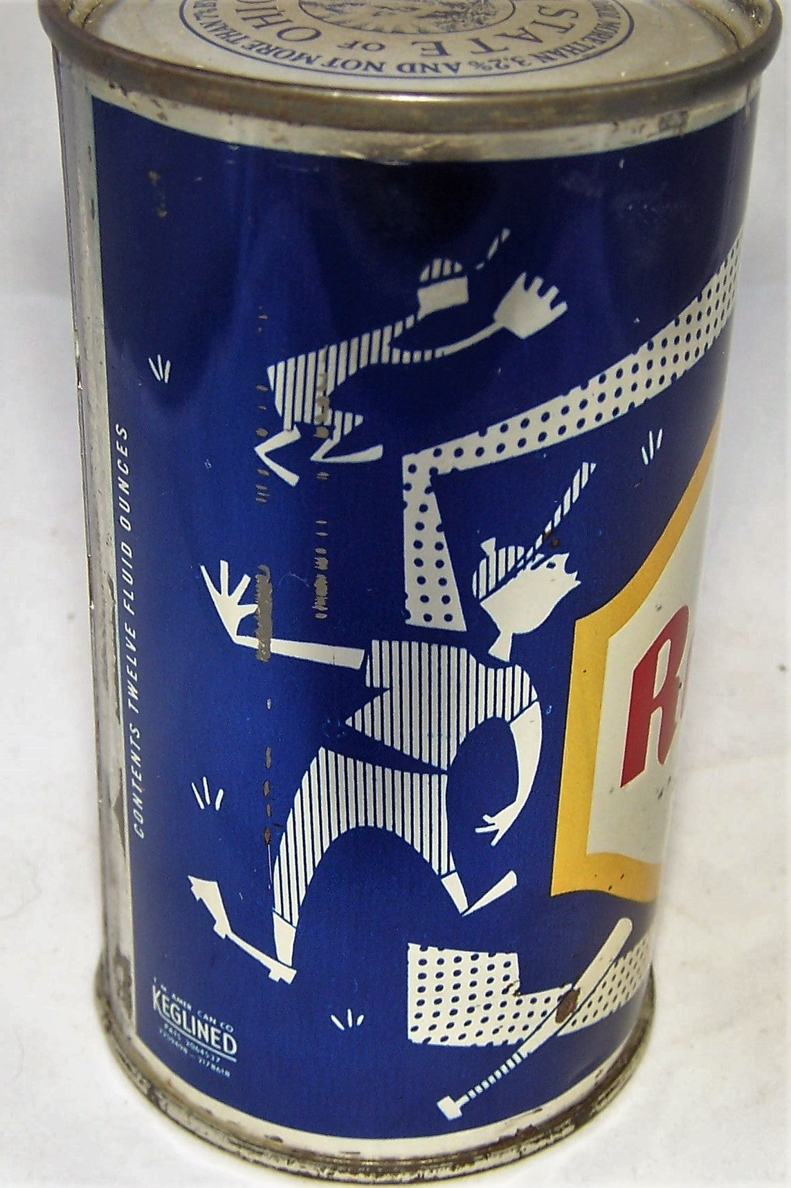 Red Top Beer (Wunderbrau) Baseball, USBC N.L Grade 1 Sold on 01/10/19