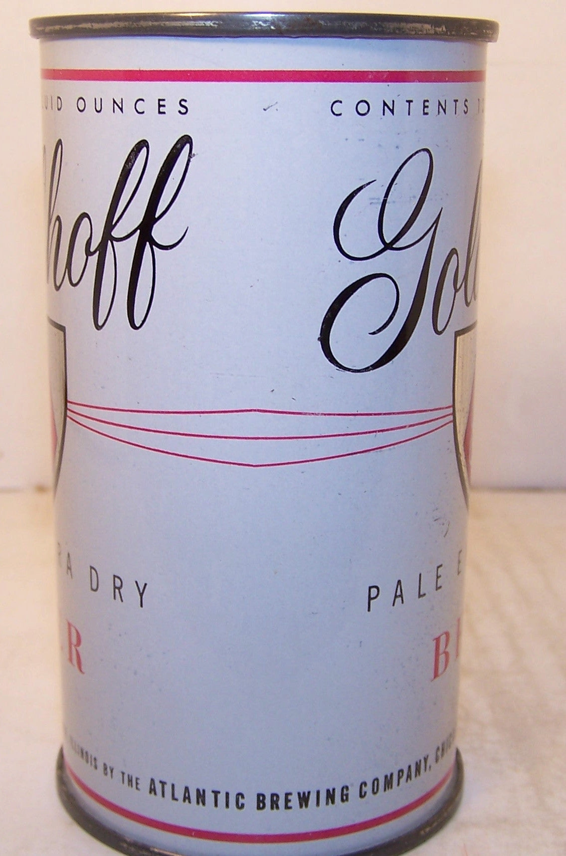 Goldhoff Pale Extra Dry Beer, USBC 71-39, Grade 1