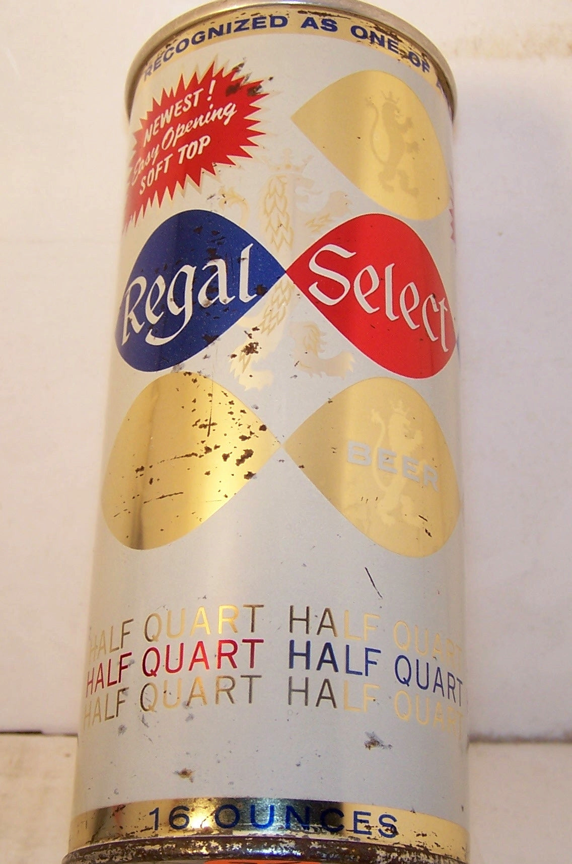Regal Select Beer, Newest Easy Opening Soft Top, USBC 234-24, Grade 1/ 1- Sold on 2/11/15