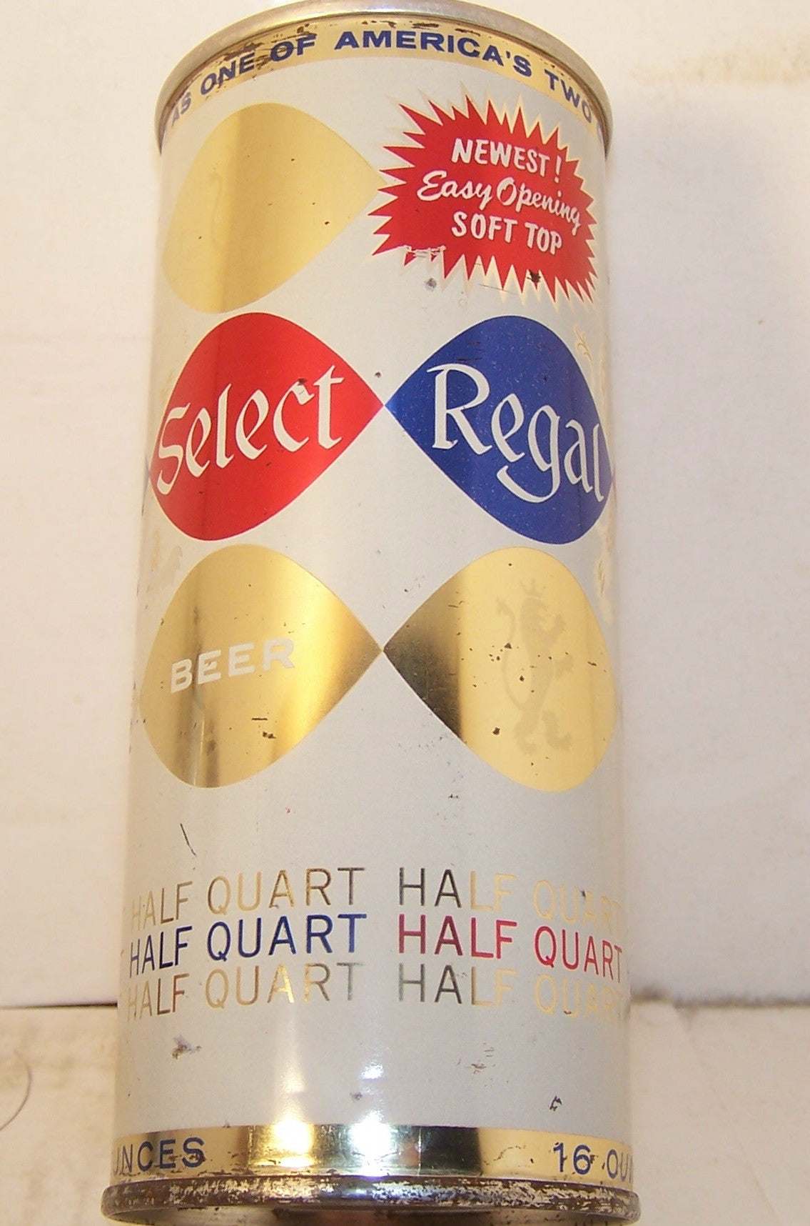 Regal Select Beer, Newest Easy Opening Soft Top, USBC 234-24, Grade 1/ 1- Sold on 2/11/15