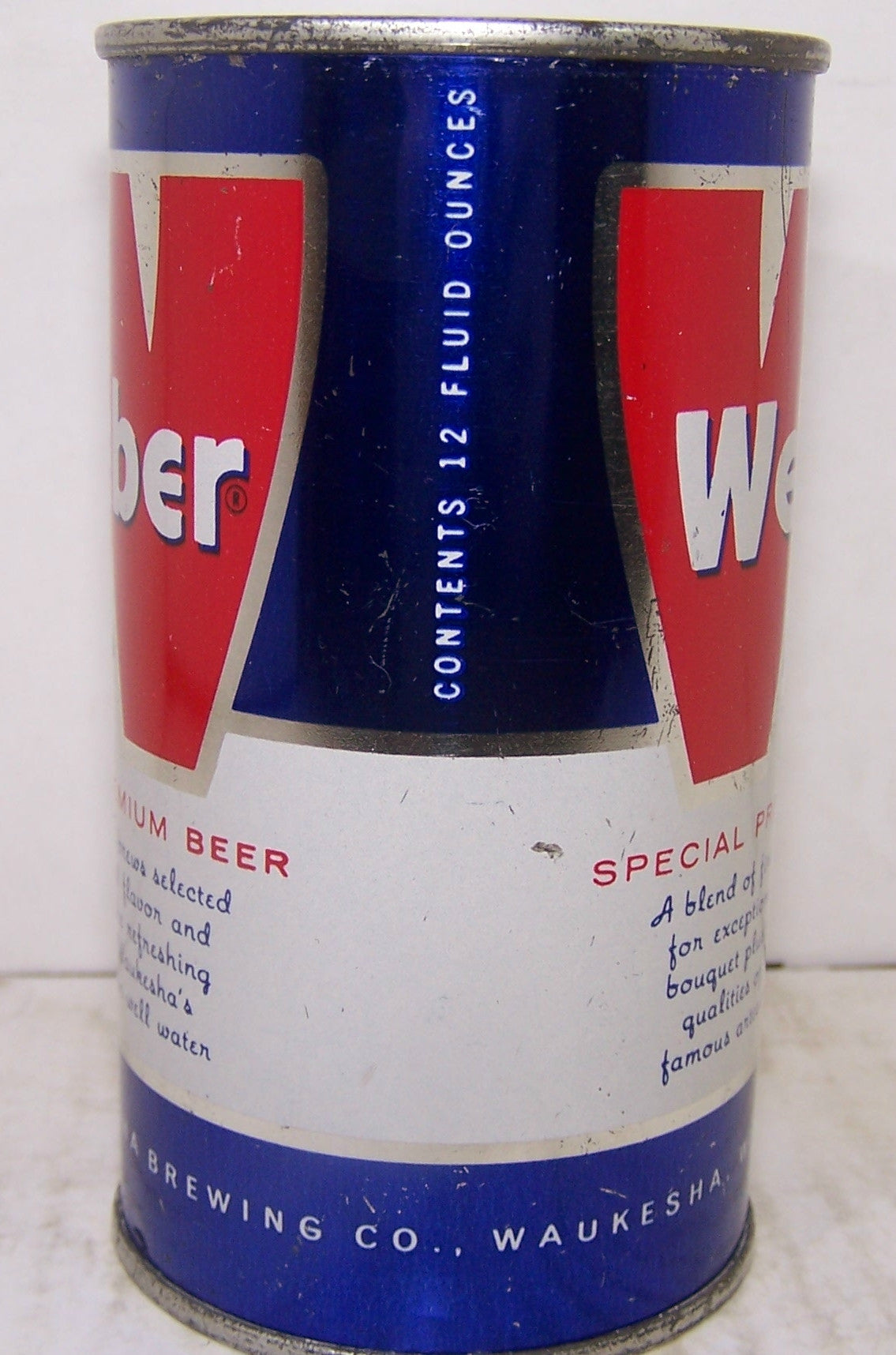 Weber Special Premium Beer, USBC 144-31, Metallic, Grade 1/1- Sold on 2/22/15