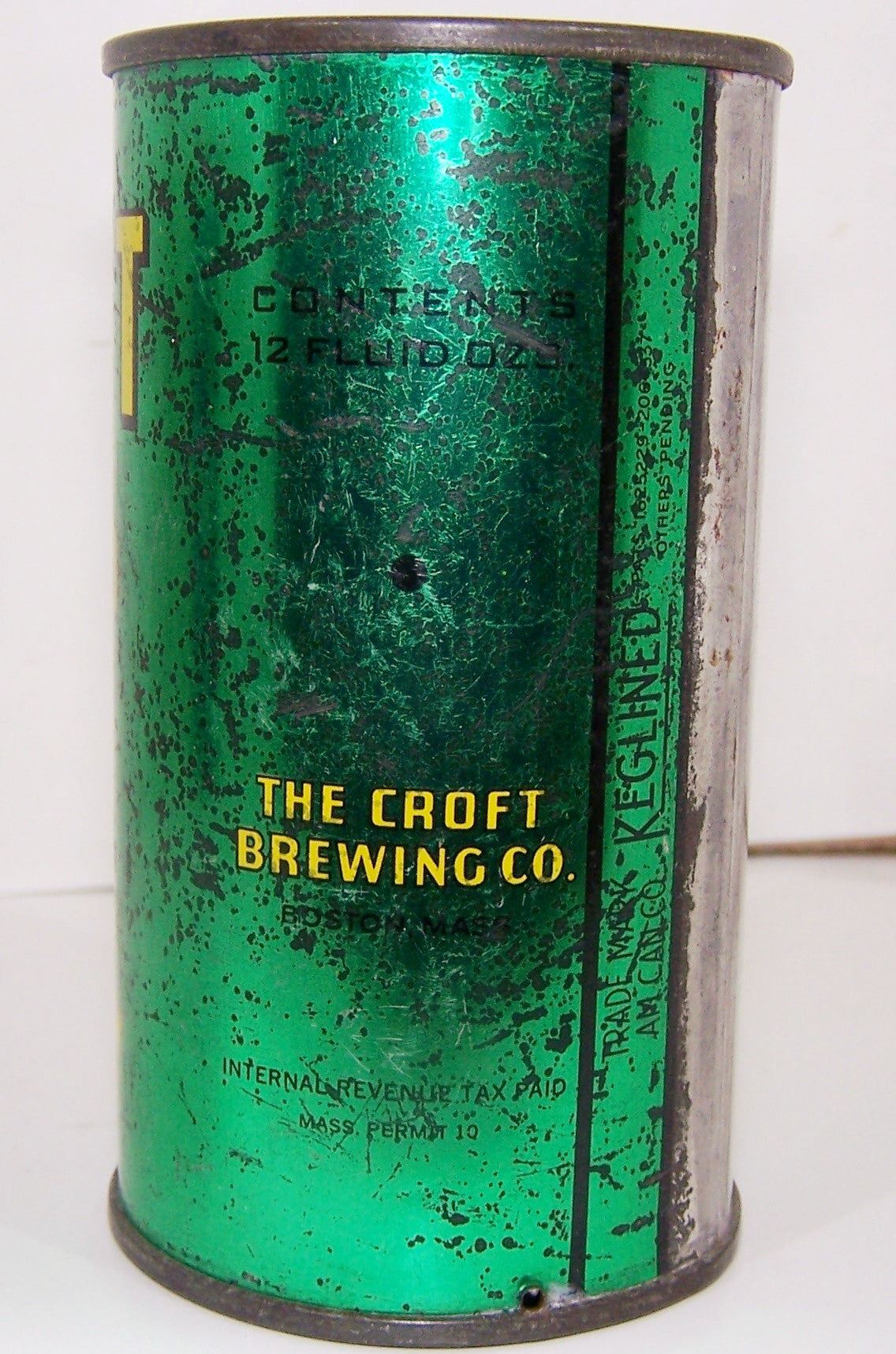 Croft Cream Ale, USBC 52-23, Four Products, Grade 1- Sold 4/19/15