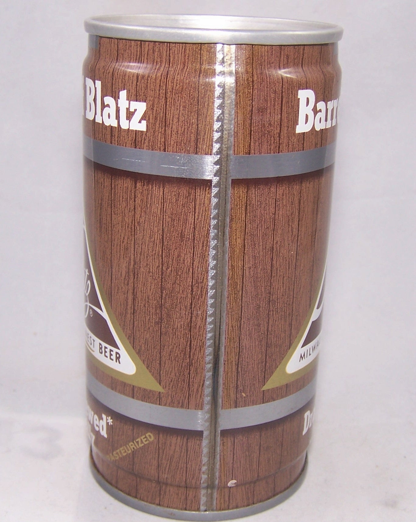 Blatz " Barrel of Blatz" test can, USBC II 226-33, Grade 1/1+  Sold on 07/22/18