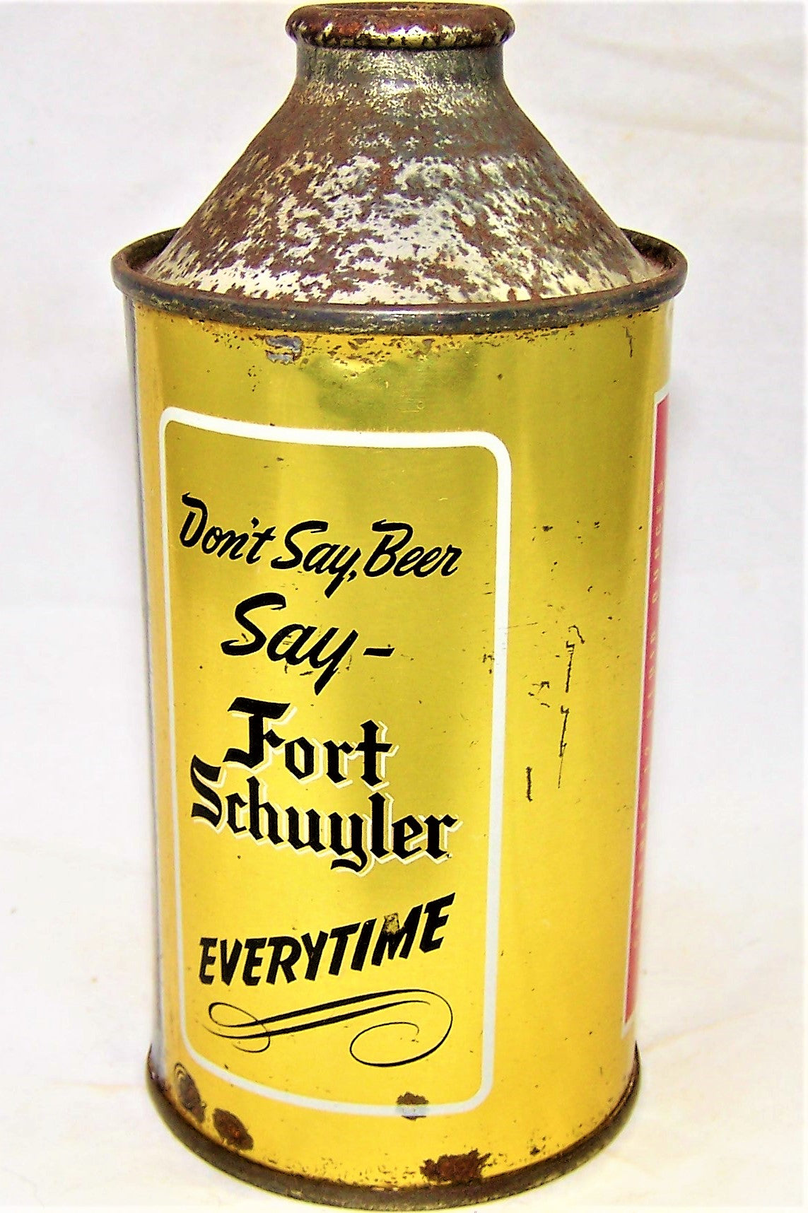 Fort Schuyler Lager Beer, USBC 163-18, Grade 1-