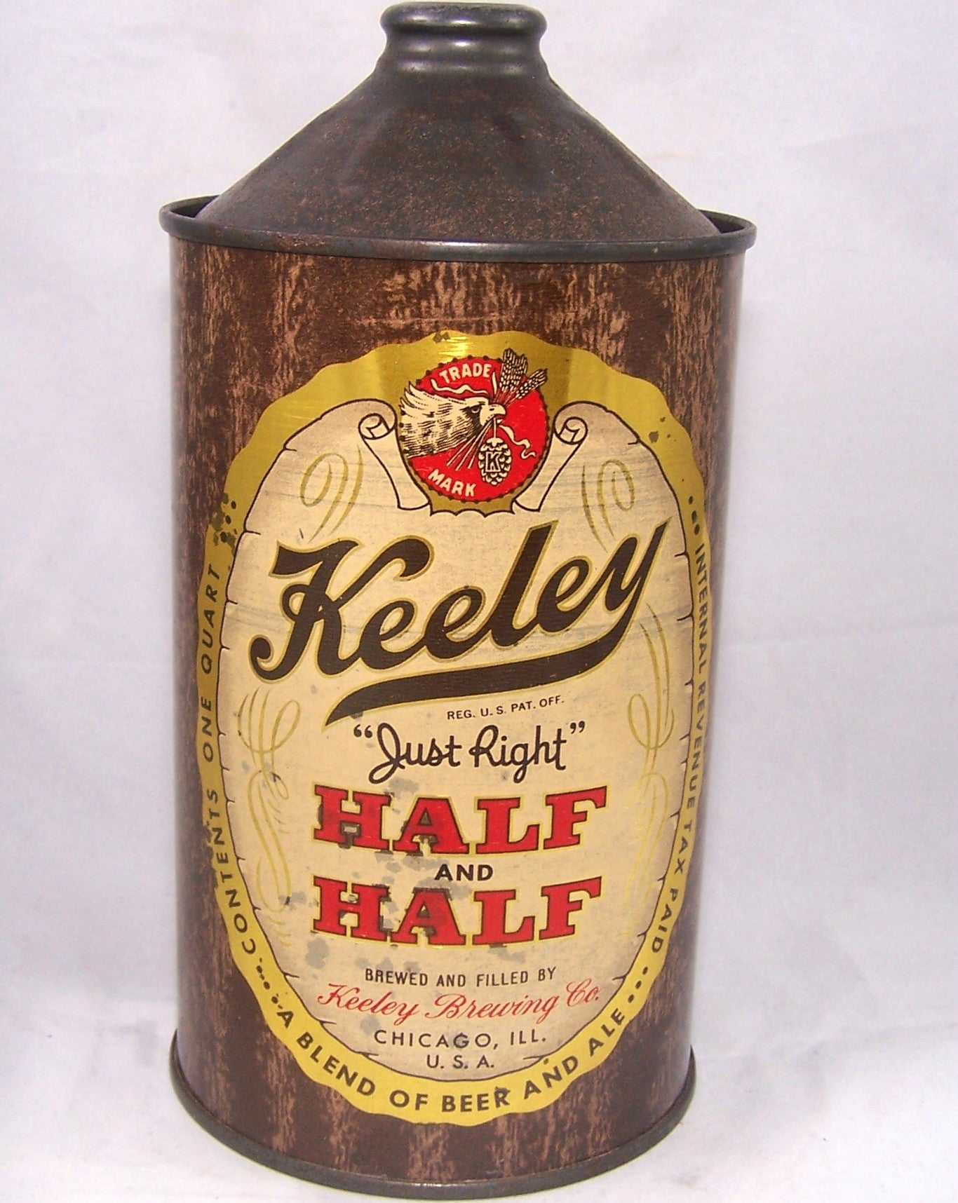 Keeley Half and Half, USBC 212-18, Grade 1/1-sold 10/30/16
