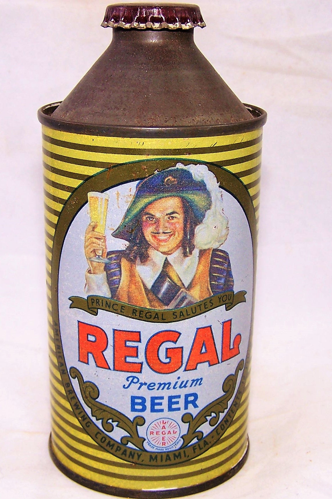 Regal Premium Beer, USBC 181-10 (Miami) Grade 1- Sold on 02/21/19