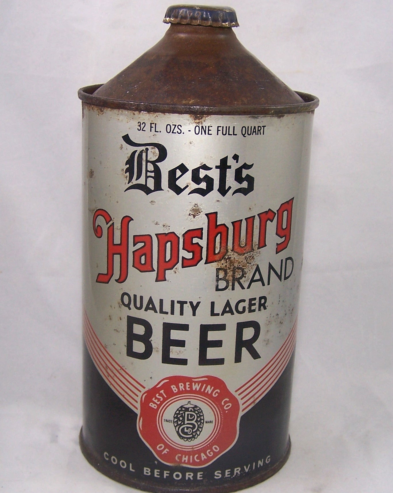 Best's Hapsburg Brand Beer, USBC 203-02, Grade 2/2+