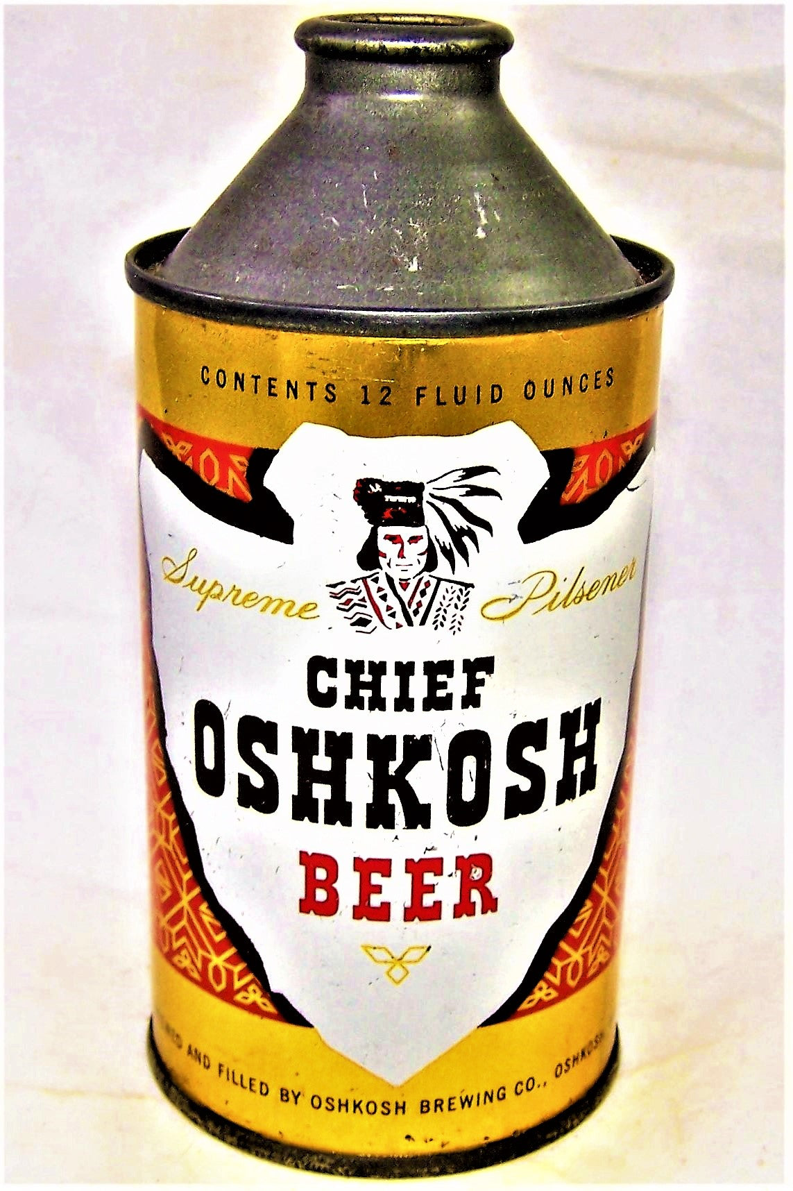 Chief Oshkosh Beer, USBC 157-19, Grade 1 to 1/1+ Sold on 03/07/19