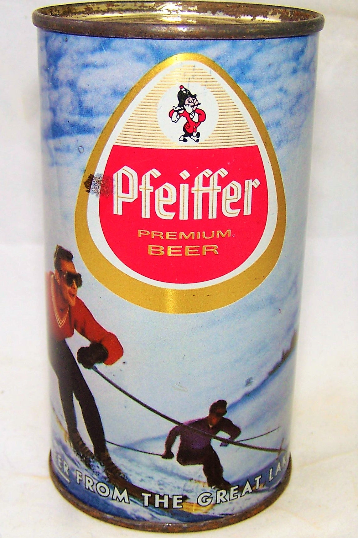 Pfeiffer Premium Beer (Enamel) USBC 114-22, Grade 1 to 1/1+ Sold on 02/19/19